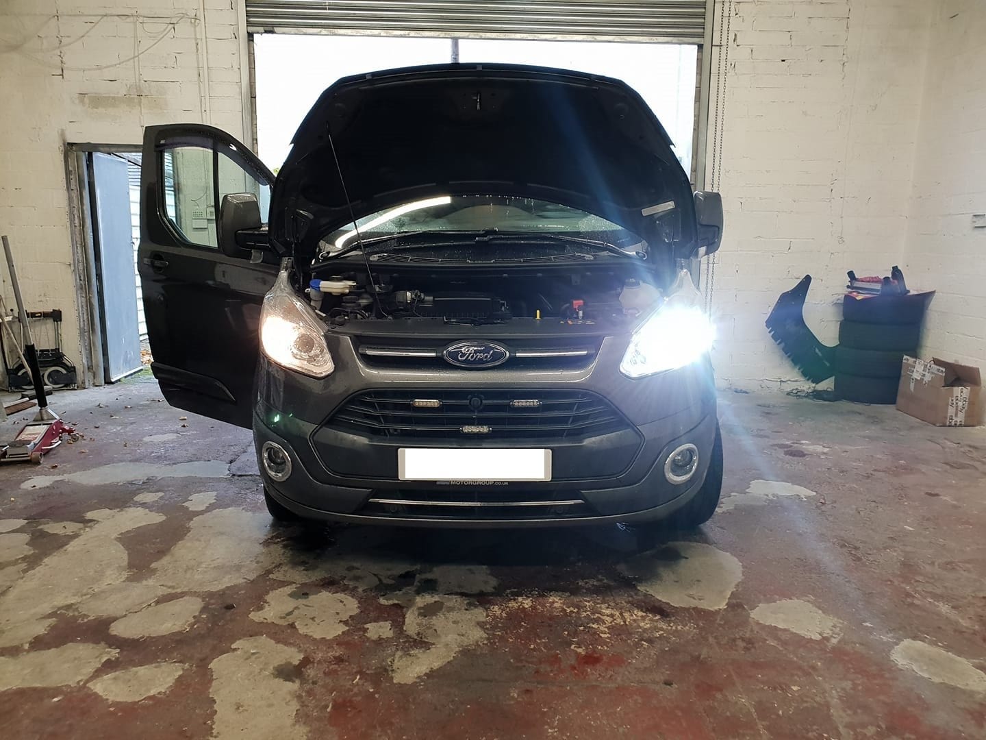 Ford Transit Custom H15 DRL LED bulbs