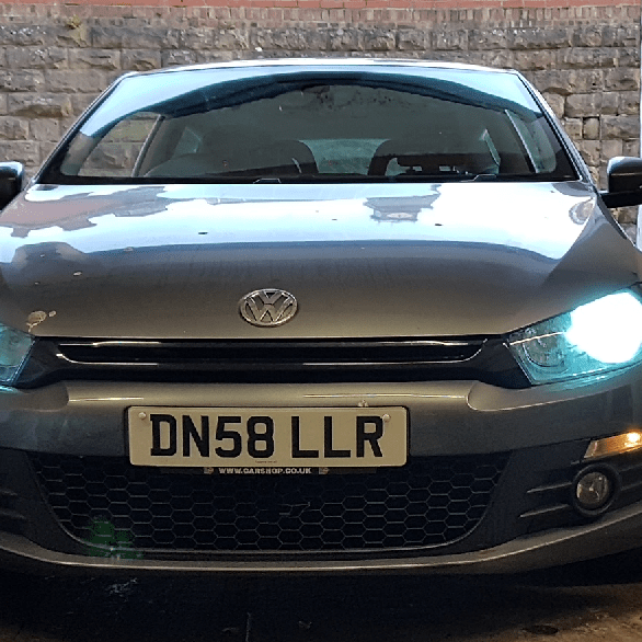 VW Scirocco H7 8000k Upgraded Headlights