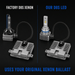 D8S xenon bulb vs D8S LED conversion bulb connected to original xenon ballasts