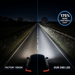 D8S xenon vs D8S LED headlight beam comparison on a road at night