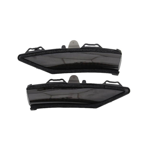 Pair of smoked sequential LED mirror indicator units for Ford Fiesta MK8
