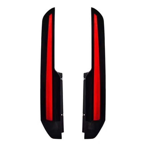 Pair of smoked sequential indicator LED rear light units for Ford Transit Custom 2018–2023
