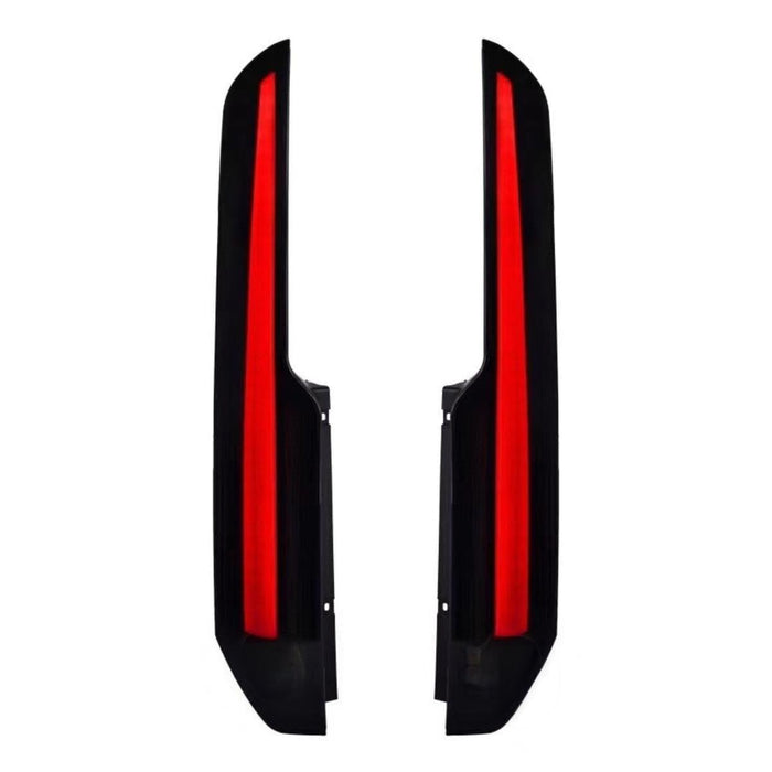 Pair of smoked sequential indicator LED rear light units for Ford Transit Custom 2018–2023