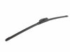 Pair of black flat aero wiper blades with multi-fit connectors for Volkswagen Transporter T5 2003-2015