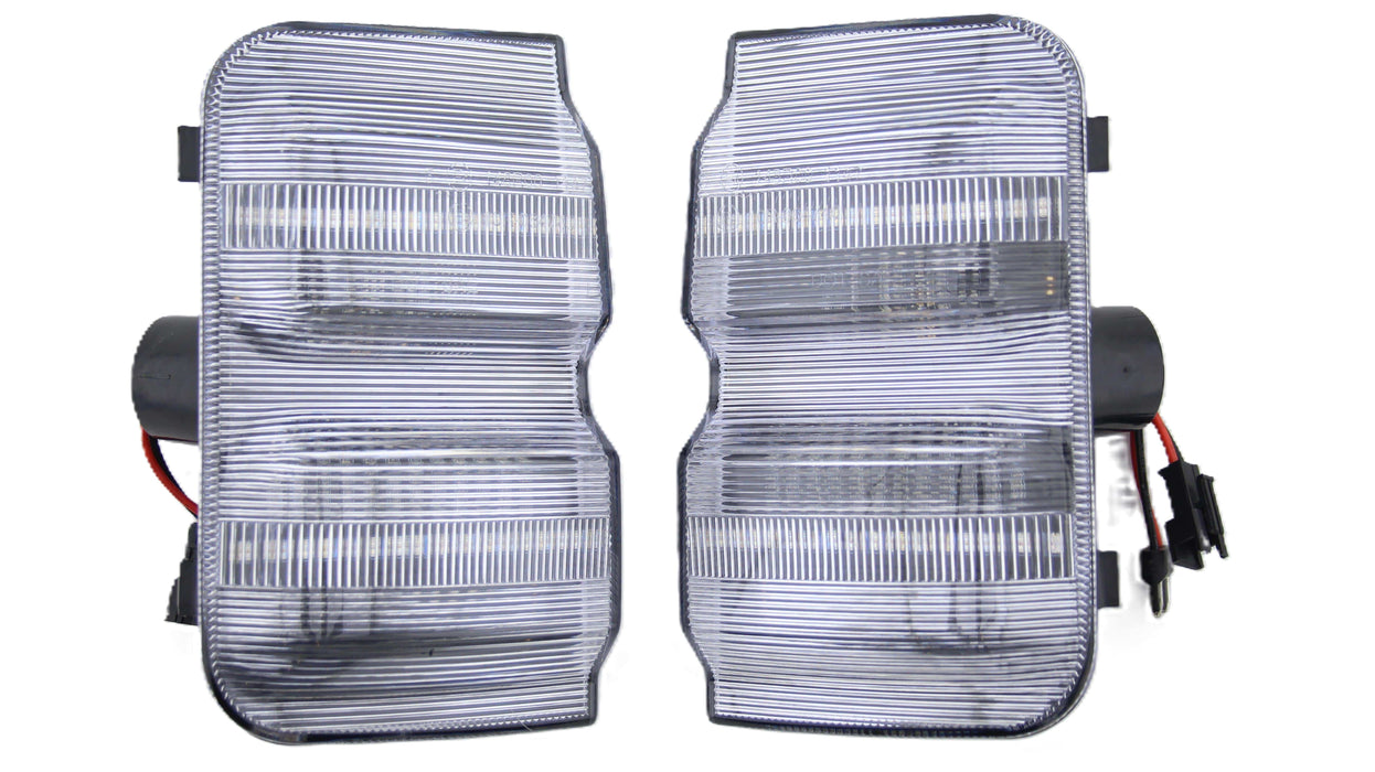 Clear Citreon Relay MK2 2006 - 2021 Sequential LED Mirror Units (Pair)