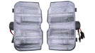 Clear Fiat Ducato MK3 2006 - 2021 Sequential LED Wing Mirror Units Clear (Pair)