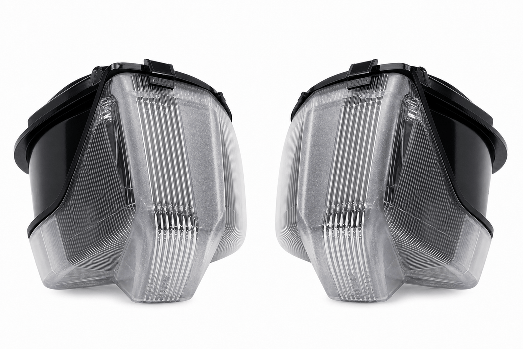 Clear Ford Transit Custom Dynamic LED Wing Mirror Indicators (2012–2023)