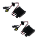 Pair of H11 Super Canbus LED and HID headlight error cancellers with plug-and-play wiring