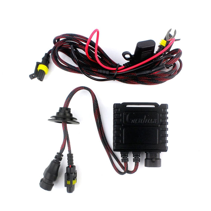 H8 Super Canbus headlight error canceller with relay wiring harness for LED and HID bulbs