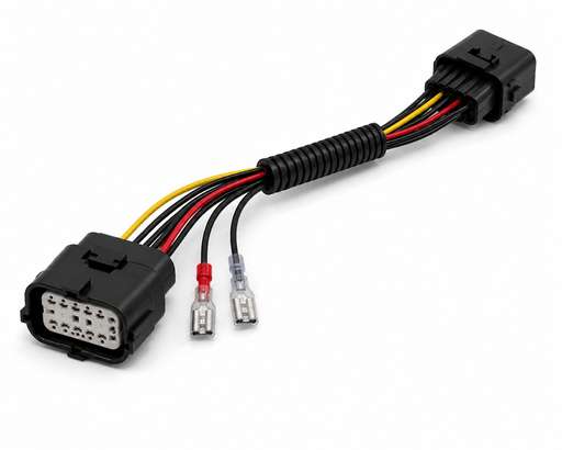 Dynamic LED grille wiring loom with plug connectors for Ford Transit Custom Mk2 2023 onwards