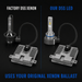 D5S xenon bulb vs D5S LED conversion bulb connected to original xenon ballasts