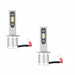 Pair of H1 X1 LED main beam headlight bulbs for Ford Transit Custom