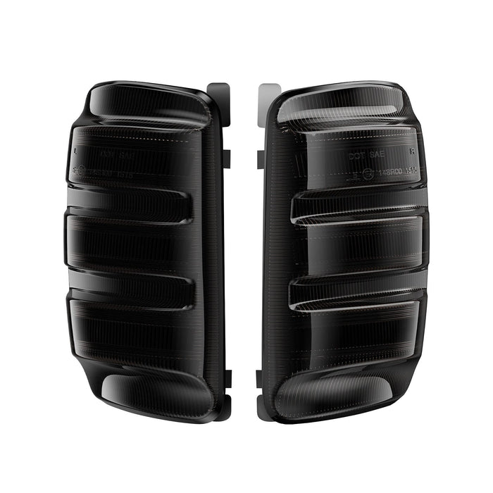 Smoked Ford Transit MK8 Sequential Mirror Indicator Units (Pair)