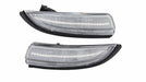 Clear Ford Fiesta MK7 LED Sequential Door Mirror Indicator Units (Pair)
