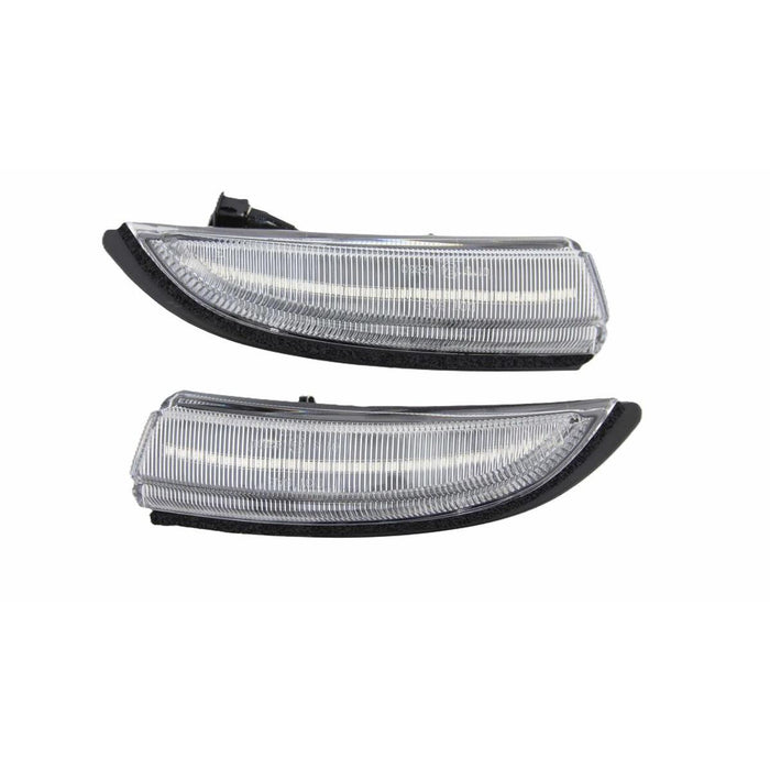 Clear Ford Fiesta MK7 LED Sequential Door Mirror Indicator Units (Pair)