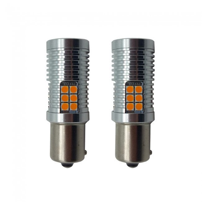 Pair of H1 performance halogen cornering-light bulbs for Ford Transit Custom 2012-2018 Project-X package