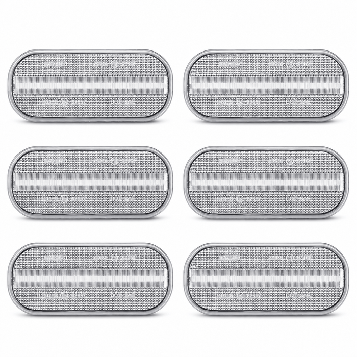 Clear Ford Transit MK8 LED Side Marker Lights Clear