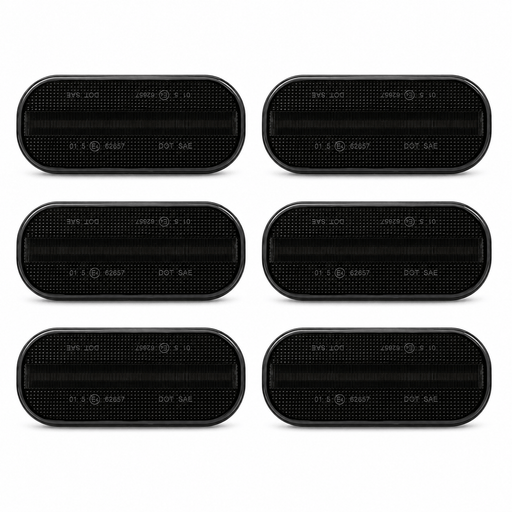 Smoked Ford Transit MK8 LED Side Marker Lights Clear