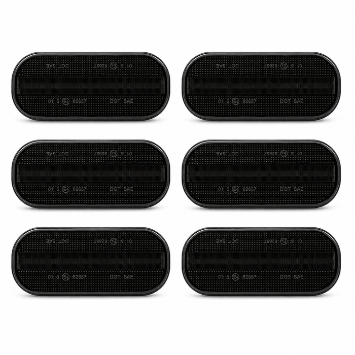 Smoked Ford Transit MK8 LED Side Marker Lights Clear