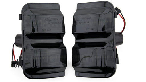 Smoked Fiat Ducato MK3 2006 - 2021 Sequential LED Wing Mirror Units Clear (Pair)