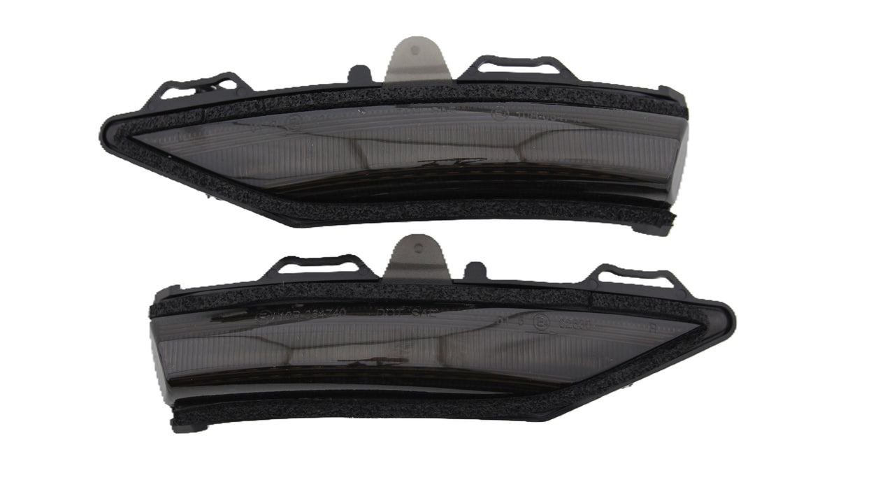 Smoked Ford Fiesta MK8 Puma MK2 Sequential LED Mirror Units (Pair)