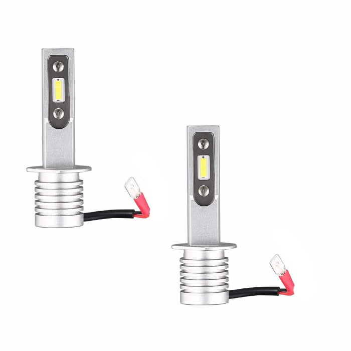 Two H1 LED Headlight Bulbs